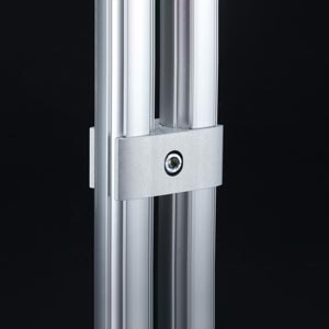 Abracadeira dupla de aluminio GFJ-A47 – Perfis e Conectores