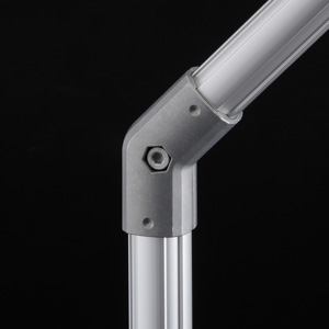 Conector 135° externo de aluminio GFJ-E53 – Perfis e Conectores