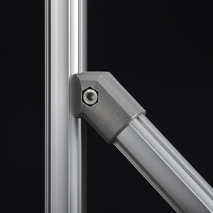 Conector 45° externo de aluminio a GFJ-D34 – Perfis e Conectores