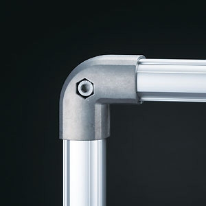 Conector angular externo de aluminio GFJ-D26 – Perfis e Conectores