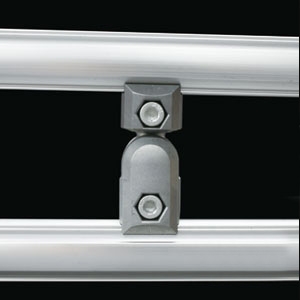 Conector articulavel de aluminio para lados GFJ-C77 – Perfis e Conectores