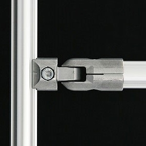 Conector articulavel horizontal eterno livre de aluminio linha s GFJ-C81 – Perfis e Conectores