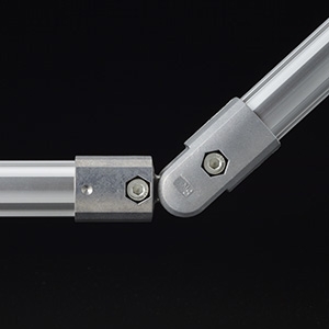 Conector articulavel livre externo h-f de aluminio GFJ-D53 – Perfis e Conectores