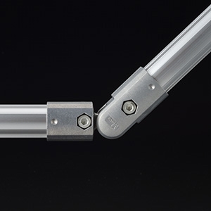 Conector articulavel livre externo h-m de aluminio GFJ-D54 – Perfis e Conectores