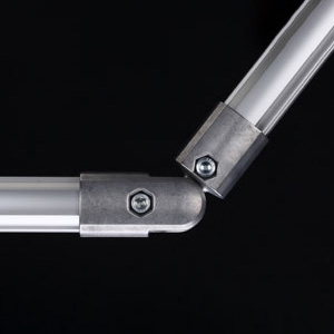 Conector articulavel livre h-m de aluminio GFJ-A81 – Perfis e Conectores