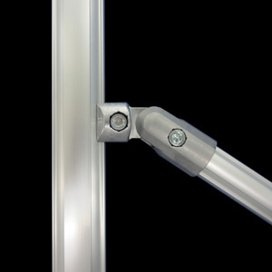 Conector articulavel n-s fixo de aluminio linha s GFJ-C39 – Perfis e Conectores