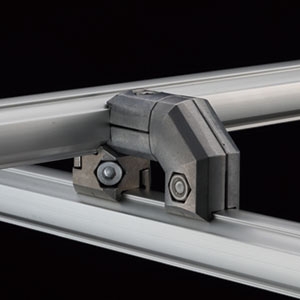 Conector de ligacao reforcado de aluminio GFJ-D02 – Perfis e Conectores