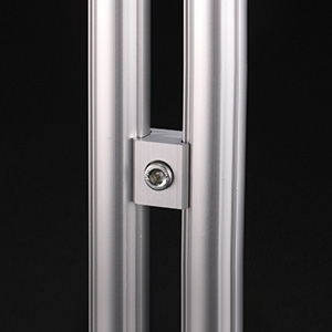 Conector de uniao de aluminio linha s GFJ-A55 – Perfis e Conectores