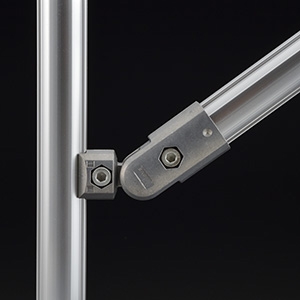 Conector externo móvel anti-giratorio v-m1 de aluminio GFJ-D50 – Perfis e Conectores