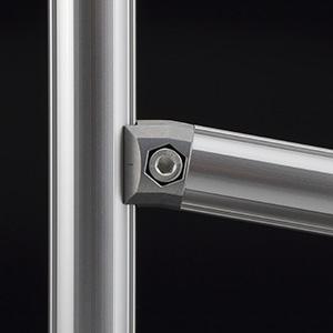 Conector interno de 10° de aluminio a GFJ-D40 – Perfis e Conectores