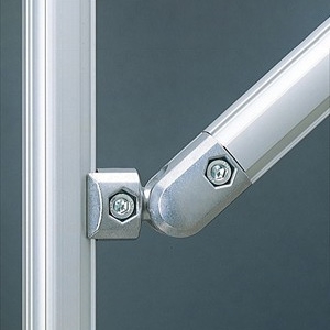 Conector interno movel anti-giratorio de aluminio GFJ-B91 – Perfis e Conectores