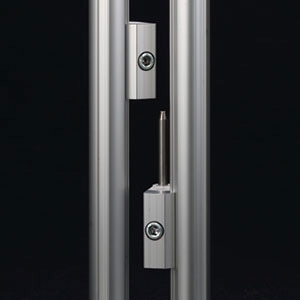 Dobradica removivel esquerda de aluminio GFP-014 – Perfis e Conectores