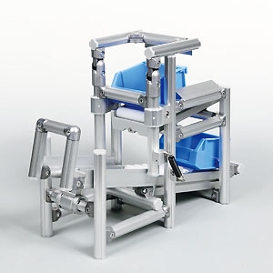 Mini abastecedor didático de alumínio GFM-K07 – Perfis e Conectores