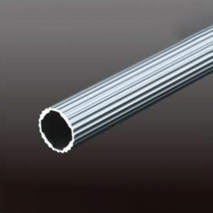 Perfil de aluminio estriado l=4000mm GFF-006 – Perfis e Conectores