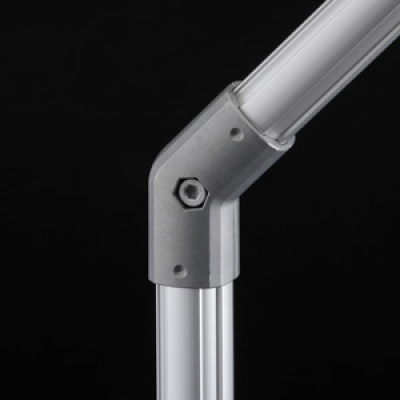 Conector 135° externo de aluminio GFJ-E53 – Conectores