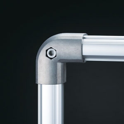 Conector angular externo de aluminio GFJ-D26 – Conectores