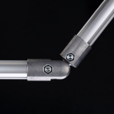 Conector articulavel livre externo h-f de aluminio GFJ-B00 – Conectores