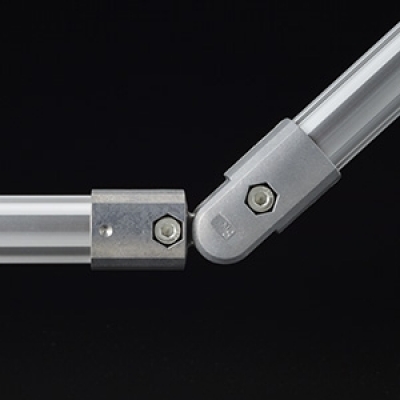 Conector articulavel livre externo h-f de aluminio GFJ-D53 – Conectores