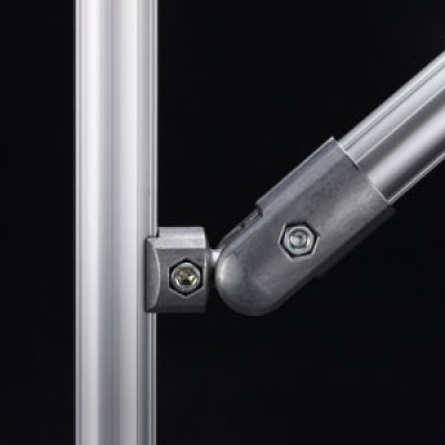 Conector articulavel livre externo v-m de aluminio GFJ-B01 – Conectores