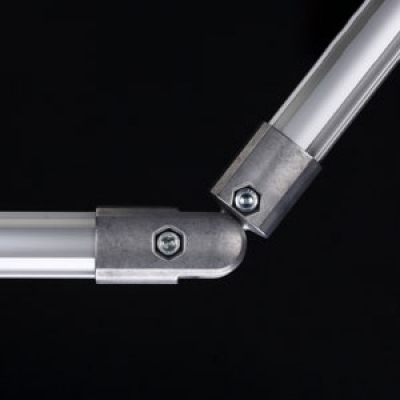 Conector articulavel livre h-m de aluminio GFJ-A81 – Conectores