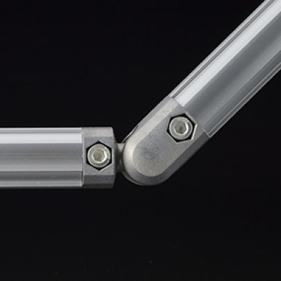 Conector articulavel livre interno h-f de aluminio GFJ-D55 – Conectores