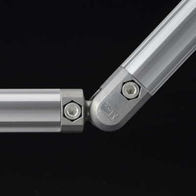 Conector articulavel livre interno h-m de aluminio GFJ-D56 – Conectores