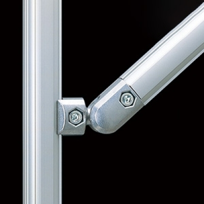Conector articulavel livre interno v-m de aluminio GFJ-B07 – Conectores