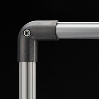 Conector externo de angulo de aluminio linha s GFJ-046 – Conectores